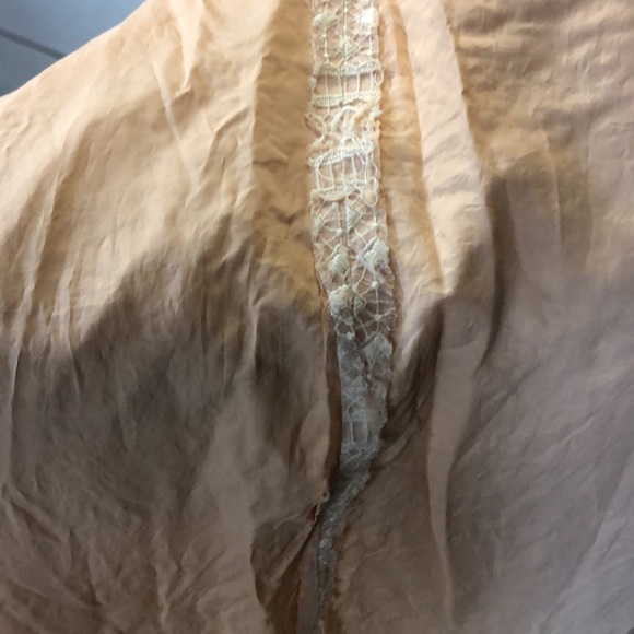 Vintage 1940’s Pink Midi Sheath Wiggle Dress Collared Embroidered Lace Overlay - Picture 11 of 14